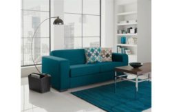 Hygena New Ava Large Fabric Sofa - Teal